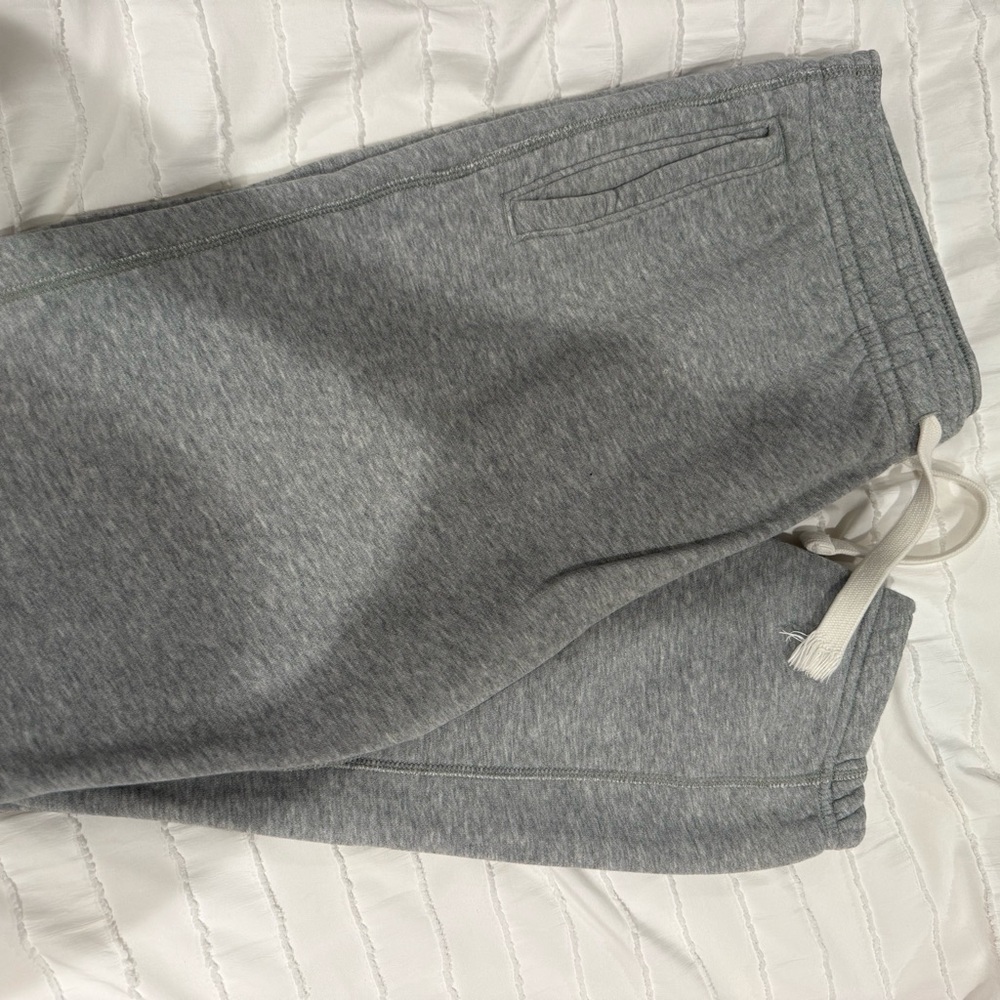 Abercrombie & Fitch Gray Fleece-Lined Sweatpants